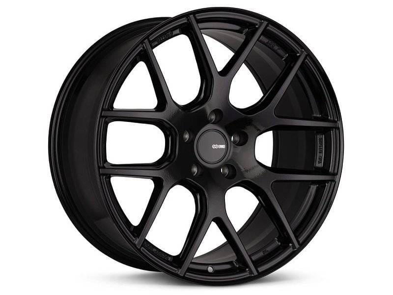 Enkei 531-880-1240BK Enkei XM-6 18x8 5x120 40mm Offset 72.6mm Bore Gloss Black Wheel