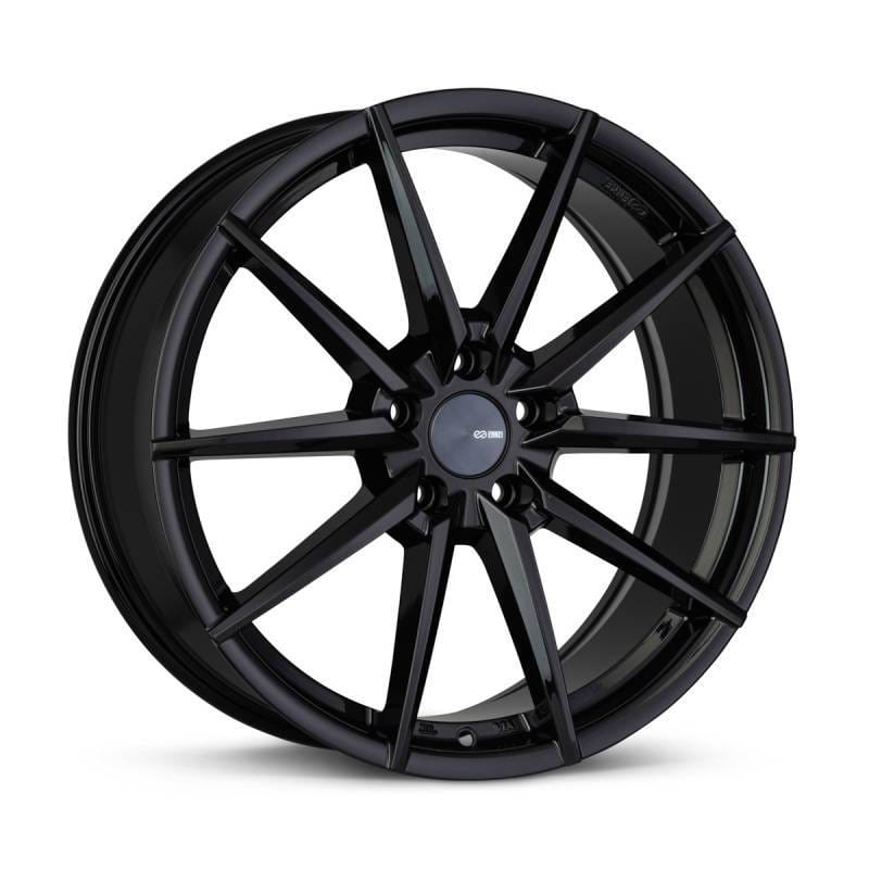 Enkei 533-880-6535BK Enkei Hornet 18x8 5x114.3 35mm Offset 72.6mm Bore Gloss Black Wheel