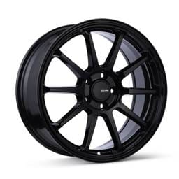 Enkei 536-670-8045BK Enkei PX-10 16x7 5x100 45mm Offset 72.6mm Bore Gloss Black Wheel