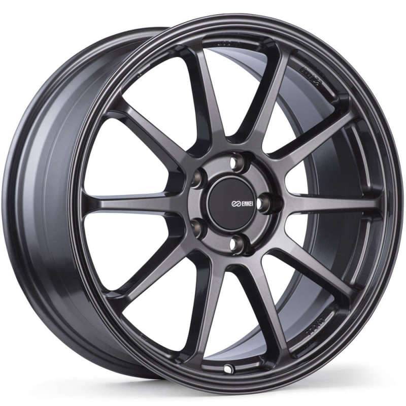 Enkei 536-775-6540GM Enkei PX-10 17x7.5 5x114.3 40mm Offset 72.6mm Bore Gunmetal Wheel