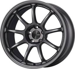 Enkei 540-670-8048DS Enkei PF09 16x7 5x100 48mm Offset 67mm Bore Dark Silver Wheel