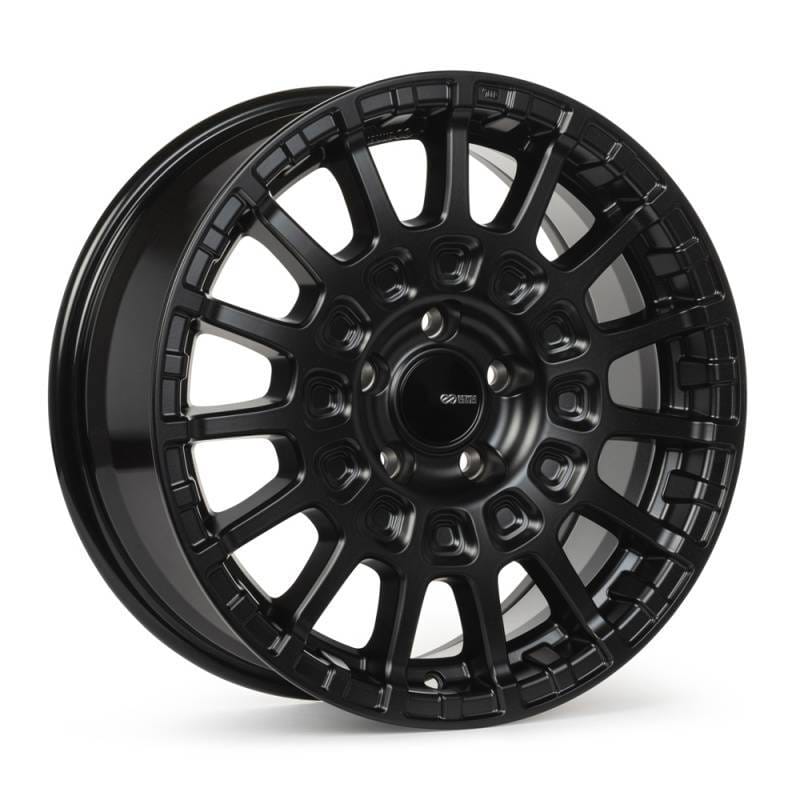 Enkei 544-880-8035BK Enkei Overlander 18x8 5x100 35mm Offset 72.6mm Bore Black Wheel