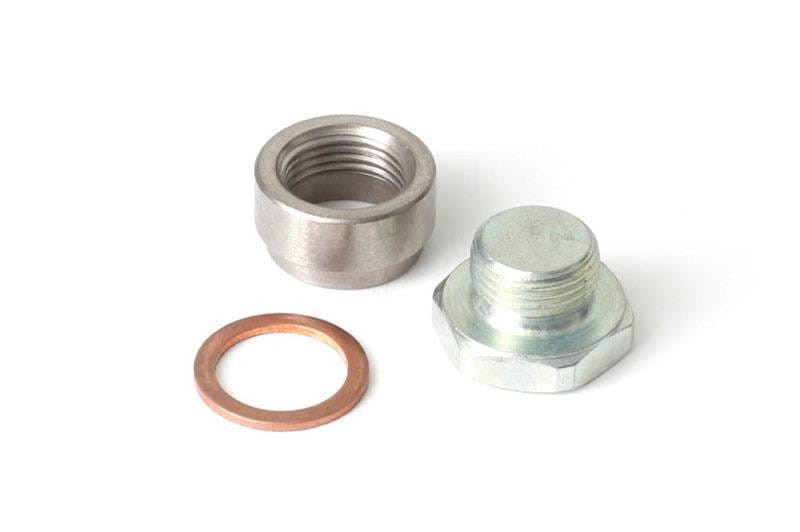 Haltech HT-010702 Haltech O2 Sensor Weld-On Bung w/Copper Washer & Blanking Plug M18 x1.5