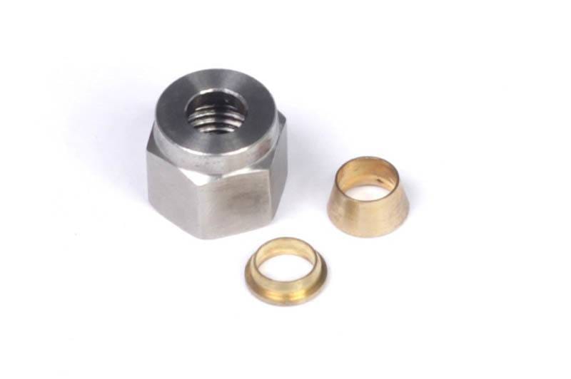 Haltech HT-010808 Haltech 1/4in Nut & Brass Ferrule