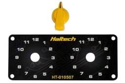Haltech HT-010507 Haltech Dual Switch Panel w/Yellow Knob