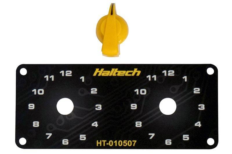 Haltech HT-010507 Haltech Dual Switch Panel w/Yellow Knob