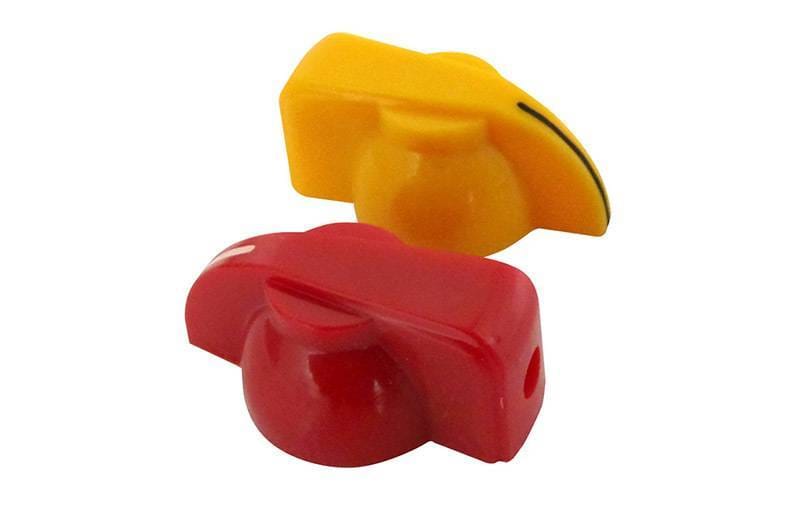 Haltech HT-010508 Haltech Triple Switch Panel w/Yellow & Red Knobs thumbnail 3