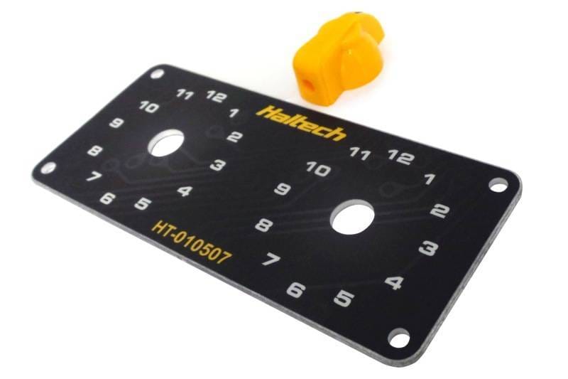 Haltech HT-010509 Haltech Dual Switch Panel Kit w/Yellow Knob thumbnail 3