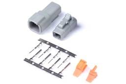 Haltech HT-031014 Haltech Matching Set of Deutsch DTM-4 Connectors 7.5 Amp Plug & Pins