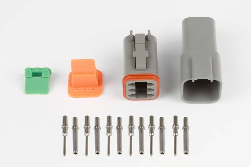 Haltech HT-031115 Haltech Matching Set of Deutsch DT-6 Connectors 13 Amp Plug & Pins