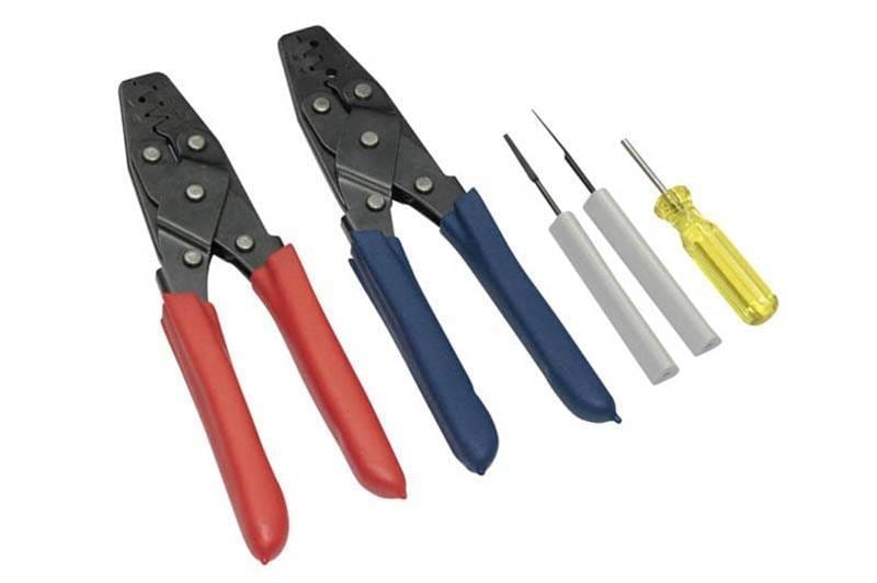 Haltech HT-070300 Haltech Dual Crimper Set - Includes 3 Pin Removal Tools