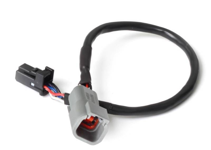 Haltech HT-130040 Haltech 3in CAN Adaptor Cable DTM-4 Female Receptacle/Socket to 8 Pin Black Tyco
