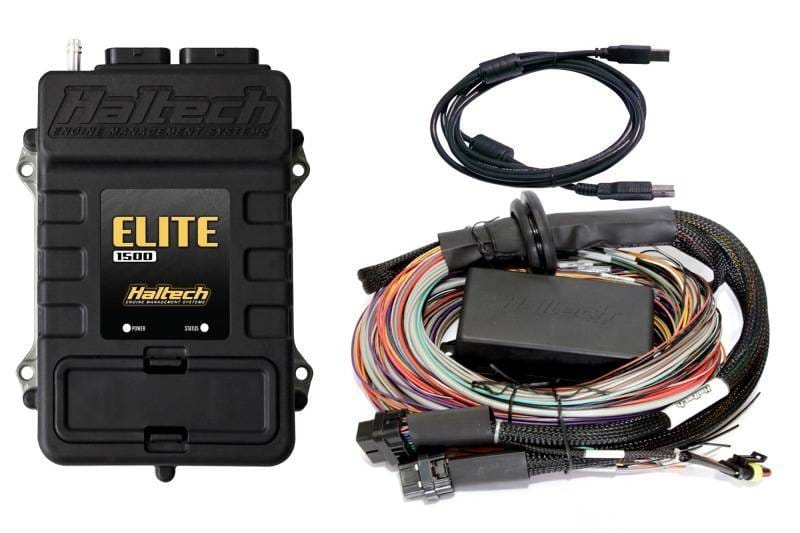 Haltech HT-150904 Haltech Elite 1500 Premium Universal Wire-In Harness ECU Kit