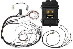 Haltech HT-150978 Haltech Elite 1500 Terminated Harness ECU Kit w/ Square EV1 Injector Connectors