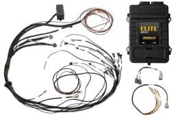 Haltech HT-150985 Haltech Elite 1500 Terminated Harness ECU Kit w/ Square EV1 Injector Connectors