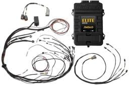 Haltech HT-150988 Haltech Elite 1500 Terminated Harness ECU Kit w/ Square EV1 Injector Connectors