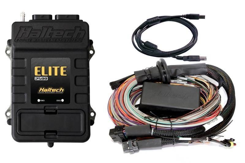 Haltech HT-151304 Haltech Elite 2500 Premium Universal Wire-In Harness ECU Kit