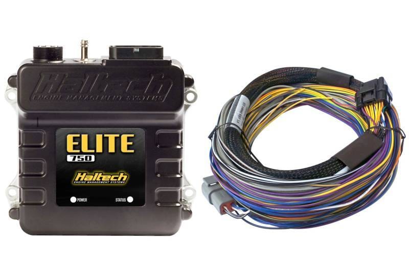 Haltech HT-150602 Haltech Elite 750 Basic Universal Wire-In Harness ECU Kit