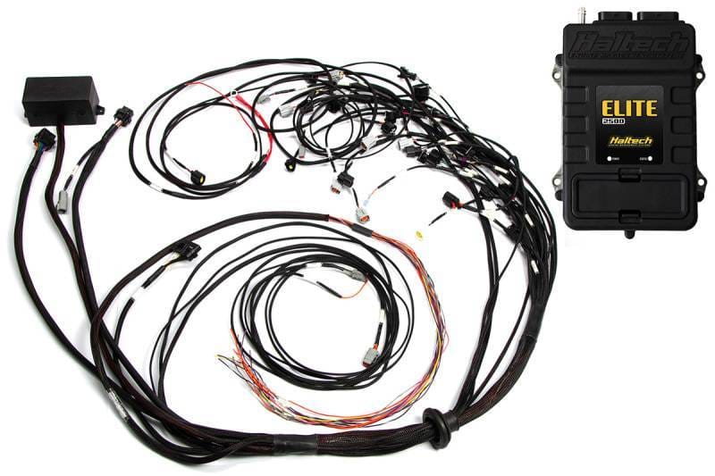 Haltech HT-151368 Haltech Elite 2500 Terminated Harness ECU Kit w/OE Injector Connectors