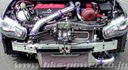 HKS 13001-AM006 HKS Type-2 Front Mount Intercooler includes Full Piping Kit for 08-10 Mitsubishi Evolution X