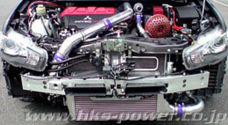 HKS 13001-AM006 HKS Type-2 Front Mount Intercooler includes Full Piping Kit for 08-10 Mitsubishi Evolution X