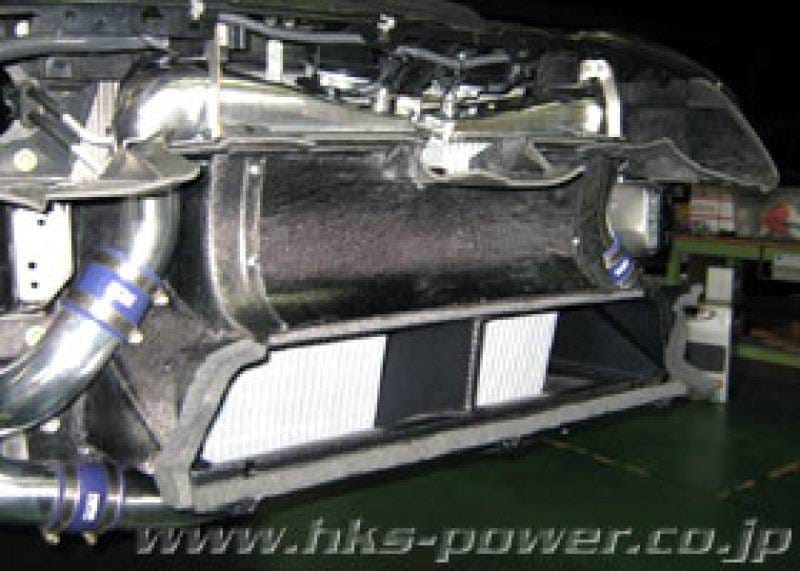 HKS 13001-AN013 HKS 09 Nissan GTR R35 2 Core FMIC includes Carbon Air Duct and Full Piping Kits