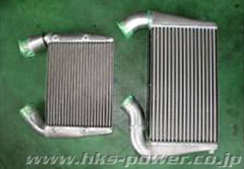 HKS 13001-AN013 HKS 09 Nissan GTR R35 2 Core FMIC includes Carbon Air Duct and Full Piping Kits thumbnail 2
