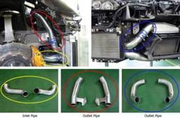 HKS 13002-AN003 HKS 09-10 Nissan GT-R Intercooler Pipe Kit (2 inlet/4 outlet)