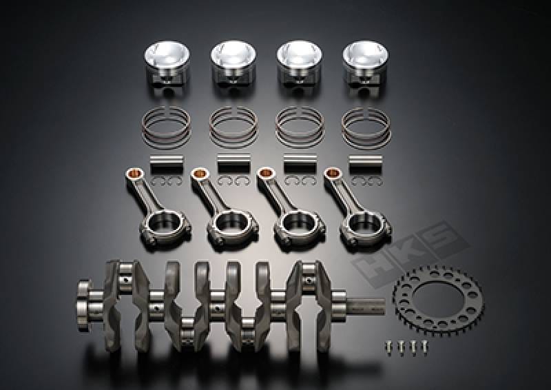 HKS 21004-AM003 HKS 08-10 EVO X 4B11 Stroker Kit w/ Forged Pistons Crank & I-Beam Conrods