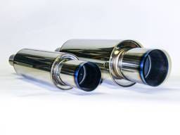 HKS 34005-FK002 HKS Universal Stainless Hi Power 130mm Titanium Muffler