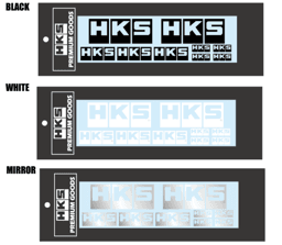 HKS 51003-AK148 HKS LOGO Sticker a la carte MIRROR