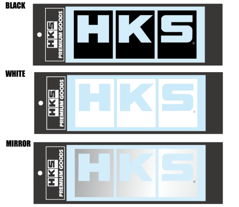 HKS 51003-AK153 HKS LOGO Sticker W220 WHITE