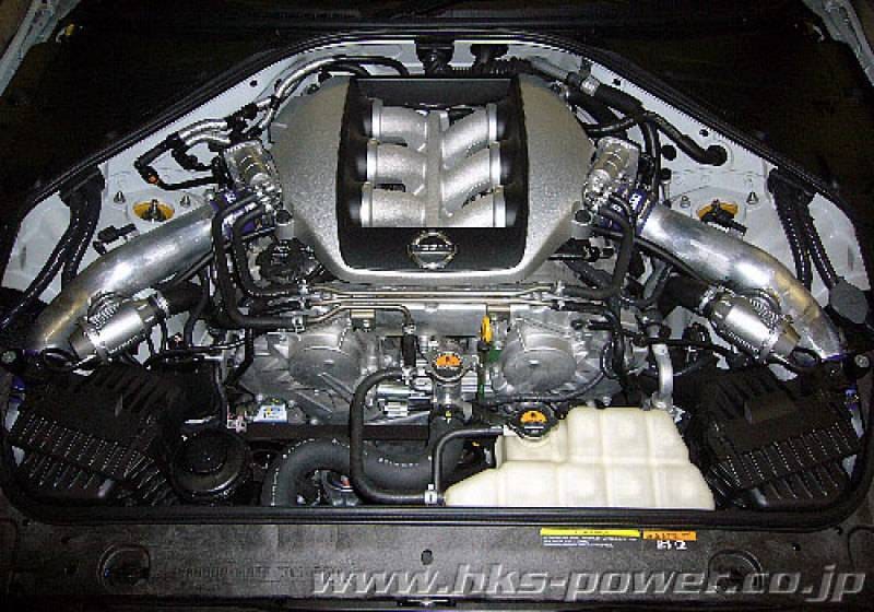 HKS 71008-AN027 HKS 09-10 GT-R R35 SSQV4 BOV Kit Includes 2 SSQV & Polished Aluminum Pipes
