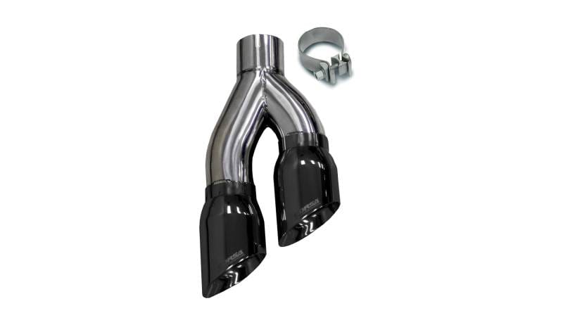 CORSA Performance 14031BLK Corsa 1999-2006 Universal Stainless Steel Twin 4.0in Black PVD Pro-Series Tip thumbnail 6