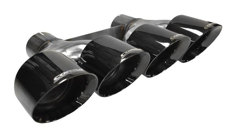 CORSA Performance 14062BLK Corsa 2014-2020 Chevrolet Corvette 6.2L V8 Quad 45in Polished Black Pro-Series Tip Kit thumbnail 4
