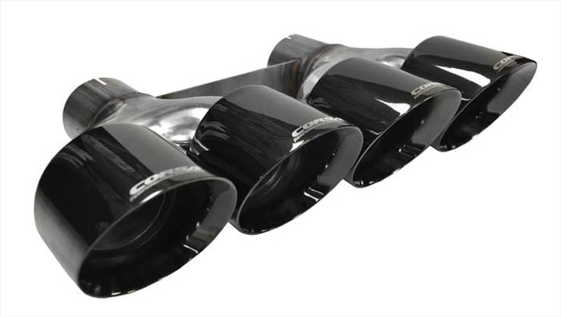 CORSA Performance 14062BLK Corsa 2014-2020 Chevrolet Corvette 6.2L V8 Quad 45in Polished Black Pro-Series Tip Kit thumbnail 7
