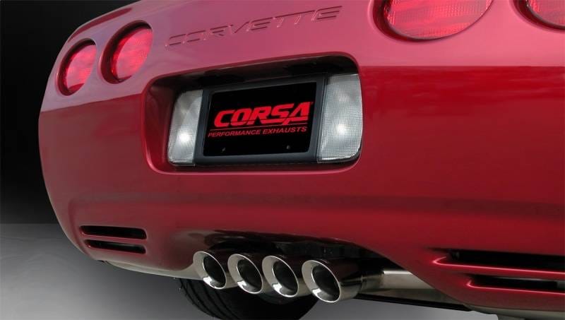 CORSA Performance 14139 Corsa 1997-2004 Chevrolet Corvette C5 Z06 5.7L V8 Polished Sport Axle-Back Exhaust thumbnail 9