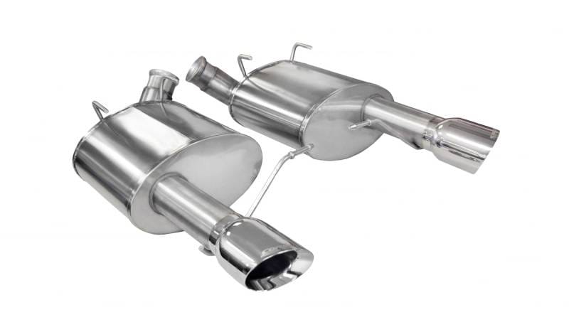 CORSA Performance 14316 Corsa 2011-2014 Ford Mustang GT/Boss 302 5.0L V8 Polished Sport Axle-Back Exhaust thumbnail 2