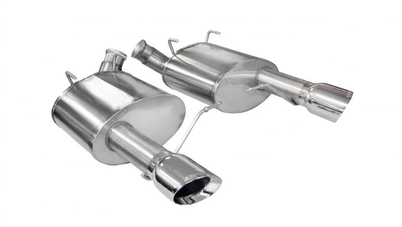 CORSA Performance 14317 Corsa 2011-2014 Ford Mustang GT/Boss 302 5.0L V8 Polished Xtreme Axle-Back Exhaust thumbnail 2