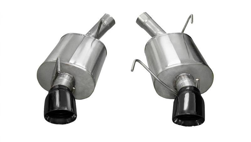 CORSA Performance 14311BLK Corsa 2005-2010 Ford Mustang Shelby GT500 5.4L V8 Black Sport Axle-Back Exhaust thumbnail 2