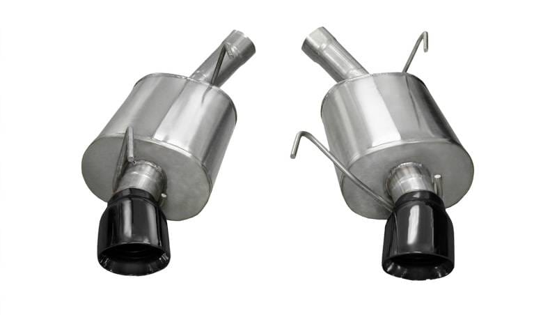 CORSA Performance 14311BLK Corsa 2005-2010 Ford Mustang Shelby GT500 5.4L V8 Black Sport Axle-Back Exhaust thumbnail 7