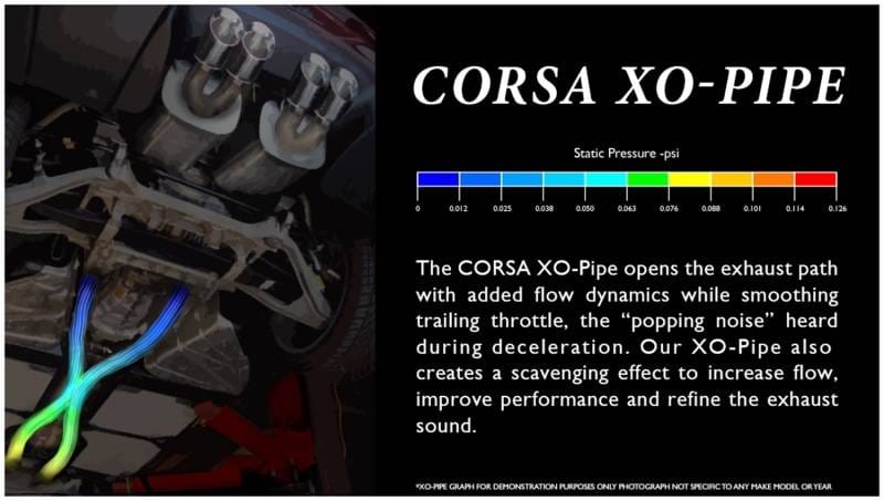 CORSA Performance 14312 Corsa 2005-2010 Ford Mustang Shelby GT500 5.4L V8 XO Pipe thumbnail 11