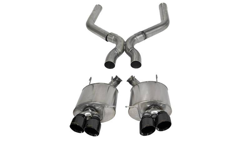 CORSA Performance 14323BLK Corsa 2013-2014 Ford Mustang Shelby GT500 5.8L V8 Black Sport Axle-Back + XO Exhaust thumbnail 7