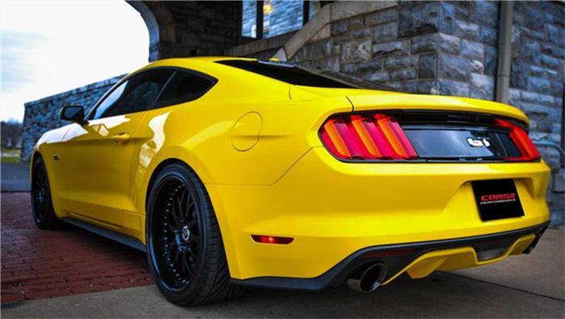 CORSA Performance 14327 Corsa 2015-2024 Ford Mustang GT 5.0 3in Double X Pipe Will Fit Factory Exhaust thumbnail 2