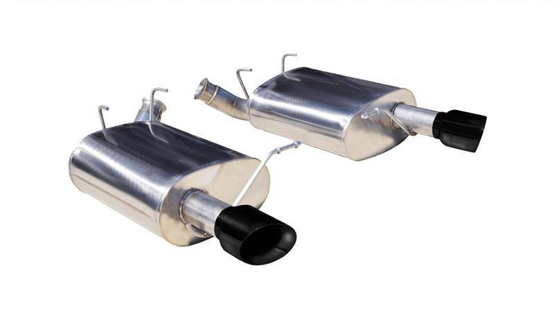 CORSA Performance 14319BLK Corsa 2011-2014 Ford Mustang 3.7L V6 Black Sport Axle-Back Dual Rear Exhaust thumbnail 4