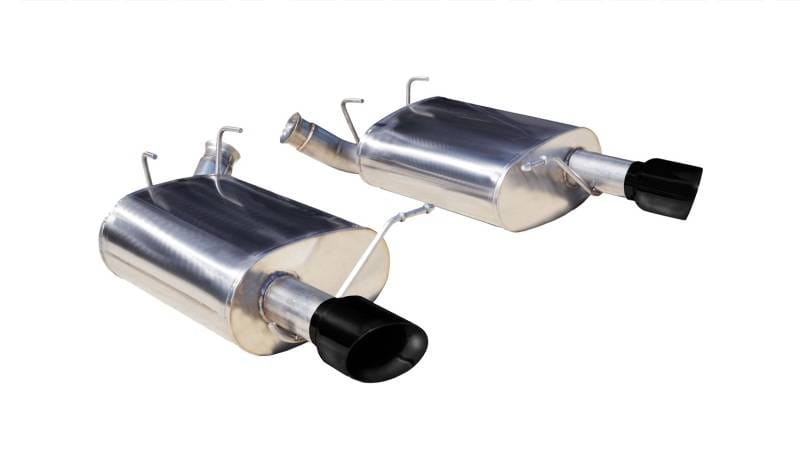 CORSA Performance 14319BLK Corsa 2011-2014 Ford Mustang 3.7L V6 Black Sport Axle-Back Dual Rear Exhaust thumbnail 7
