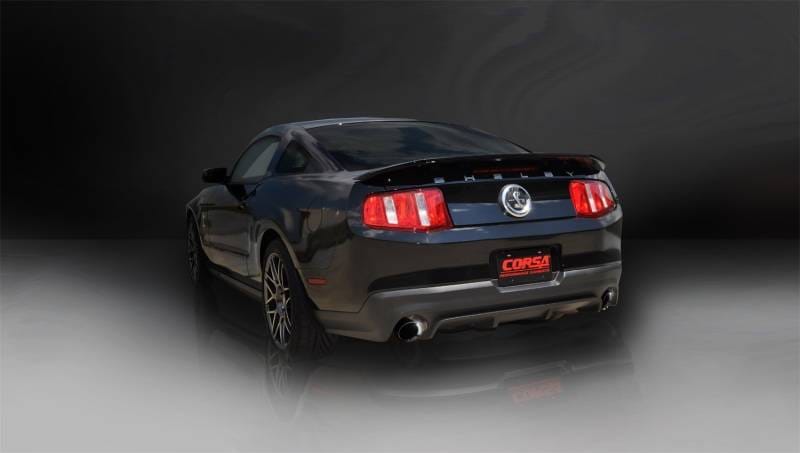 CORSA Performance 14320BLK Corsa 2011-2012 Ford Mustang Shelby GT500 5.4L V8 Sport Axle-Back Exhaust w/ Black Tips thumbnail 6