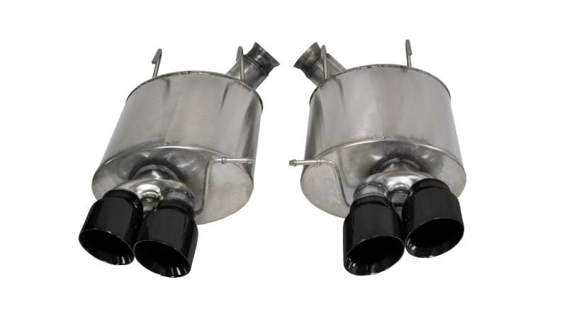 CORSA Performance 14321BLK Corsa 2013-2014 Ford Mustang Shelby GT500 5.8L V8 Black Sport Axle-Back Exhaust thumbnail 4