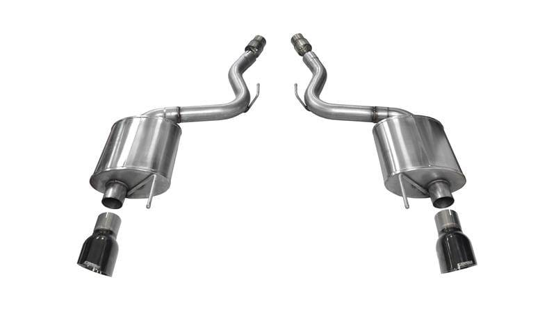 CORSA Performance 14329BLK Corsa 2015-2017 Ford Mustang GT 5.0 3in Axle Back Exhaust Black Dual Tips (Touring) thumbnail 6
