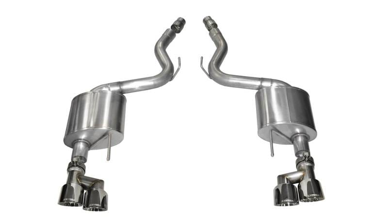 CORSA Performance 14334 Corsa 2015-2017 Ford Mustang GT 5.0 3in Axle Back Exhaust Polish Quad Tips (Sport) thumbnail 2